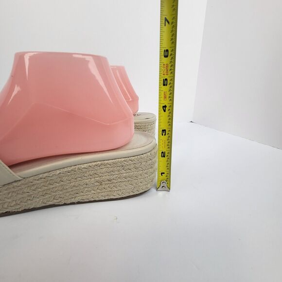 Anne Klein Nomad Chunky Chain Beige Platform Espadrille Size 8 M - Picture 2 of 15